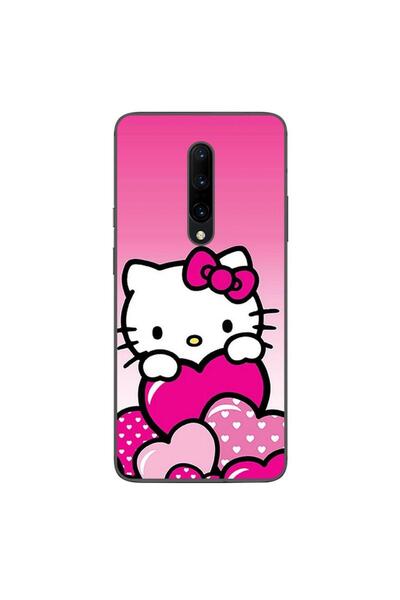 OEM Husa compatibila cu OnePlus 7 Pro Silicon Gel Tpu Model Hello Kitty Pink ...