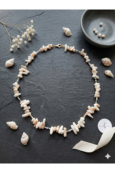 Shine Elagance Natural Stone Original White Coral Broken Cut Closures Steel W...