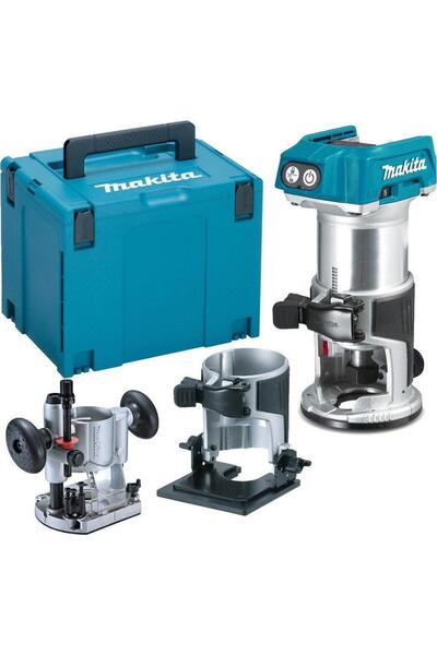 Makita DRT50ZJX2 18V Router with Speed Control and Dust Extraction, Bare Tool