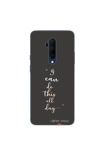 OEM Husa compatibila cu OnePlus 7T Pro Silicon Gel Tpu Model Mesaj I Can Do T...