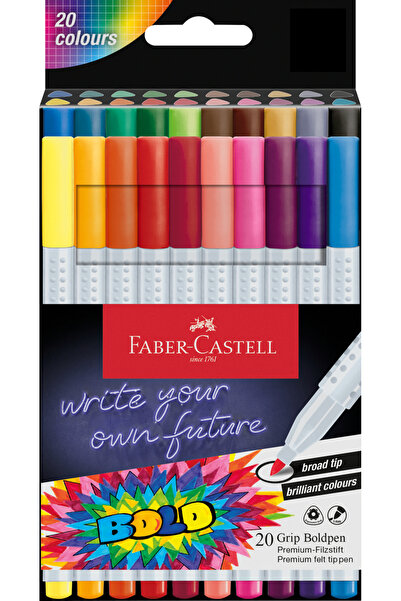 Faber Castell CARIOCA 20 CULORI GRIP BOLDPEN FABER-CASTELL