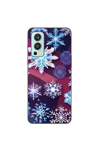 OEM Husa compatibila cu OnePlus Nord 2 Silicon Gel Tpu Model Fulgi de Gheata