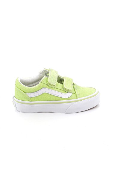 Vans Παιδικό Χαμηλό Casual για Κορίτσι Old Skool V Χρώματος Πράσινο Glitter V...
