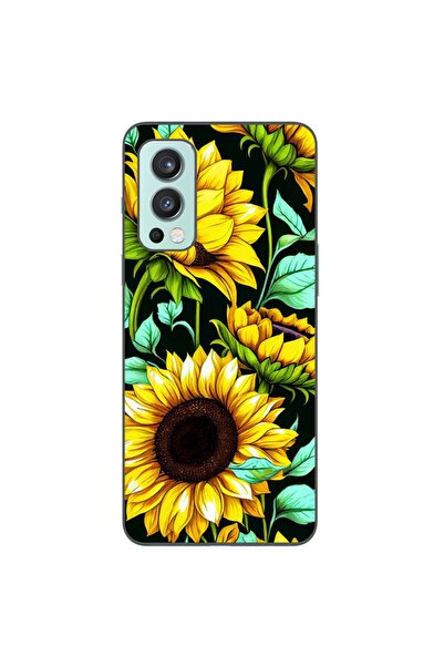 OEM Husa compatibila cu OnePlus Nord 2 Silicon Gel Tpu Model Floarea Soarelui AI