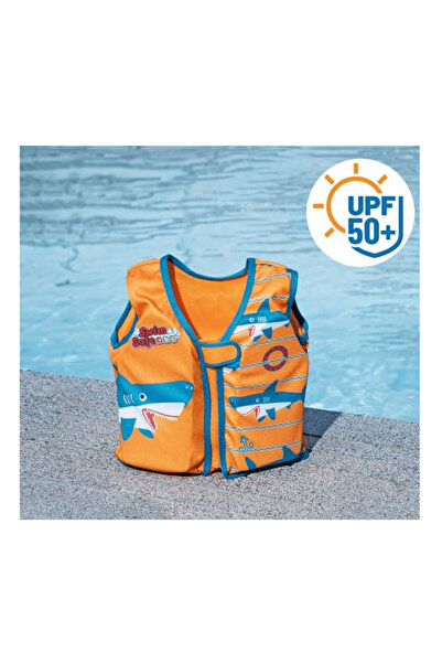 BESTWAY Vestă de înot din spumă pentru copii – Model Rechin, 11–19 kg