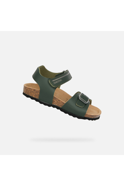 Geox Sandale kaki chlapecké Chalki