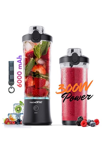 Techone VitaMix Go Mini Ηλεκτρικό Μπλέντερ, 300W, 25.000 Στροφές ανά Λεπτό, Φ...