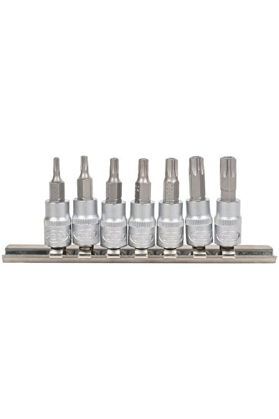 JBM JOC 7 CAPETE TUBULARE Torx Inviolabile 1/4" 1/4": T10,T15,T20,T25,T30,T40...