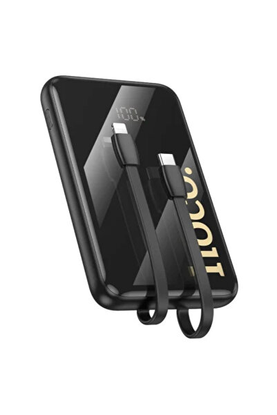 Hoco Powerbank Q37 10000mAh 22.5W PD QC cu Cabluri Incorporate USB-C + Lightn...