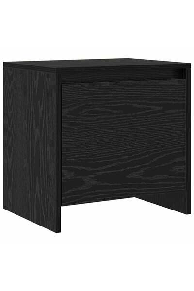 vidaxl Dulap de noapte Stejar Negru 45 x 34 x 44,5 cm Lemn compozit