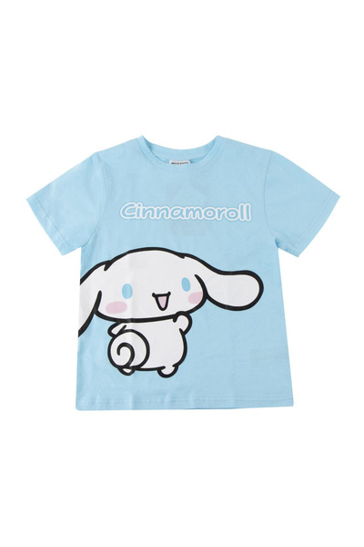 Hello Kitty Детска памучна тениска с къс ръкав Синаморол, синя