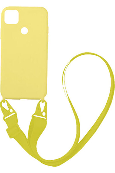 Other Sonique Carryhang Υγρή Θήκη Πλάτης Σιλικόνης 0.5mm με Λουράκι Κίτρινο (...