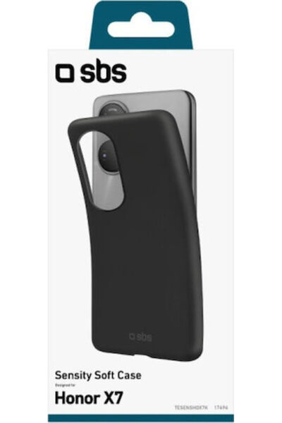 SBS SENSITY SOFT Μαύρη Θήκη Πλάτης (Honor X7) Κωδικός: SENSHHOX7K