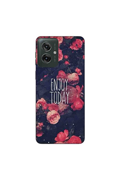 OEM Case compatible with Motorola Moto G55 Silicone Gel Tpu Model Enjoy Today