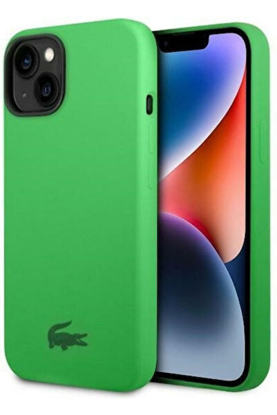 Lacoste Πράσινη Θήκη Πλάτης Σιλικόνης (iPhone 14 Plus) Κωδικός: LCHCP14MSN