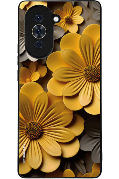 Other Θήκη Sonique Σειράς 3D Λουλουδιών για Huawei Nova 10, Κίτρινη