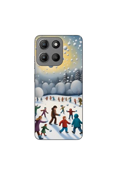 OEM Θήκη συμβατή με Motorola Moto G15 από σιλικόνη gel TPU με σχέδιο Παιδιά π...