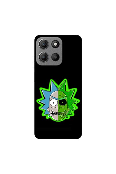 OEM Калъф, съвместим с Motorola Moto G15, силиконов гел TPU модел Рик и Морти...