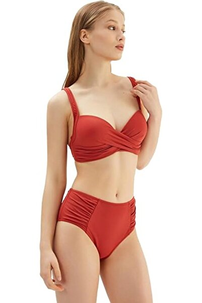 GOLDMAY Yasmness Büzgülü Model Yeni Moda&Yeni Model Toparlayıcı Bikini-7291
