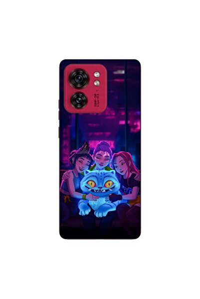 OEM Husa compatibila cu Motorola Edge 40 Silicon Gel Tpu Model KPop Demon Hun...