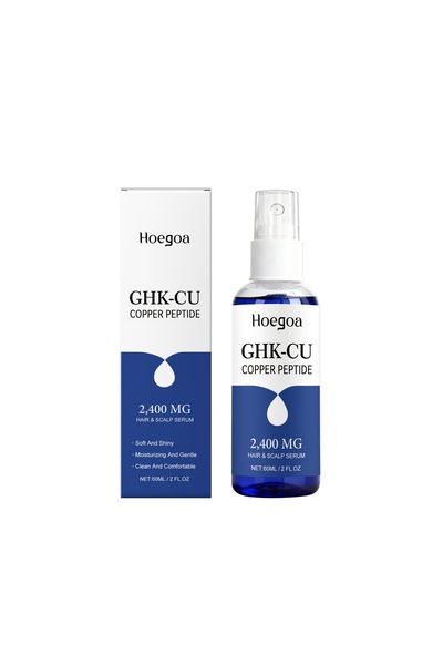 HOEGOA Ser Premium pentru Păr & Scalp – 60ML - GHK-CU Copper Peptide 2400MG