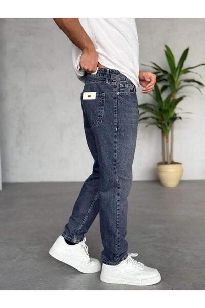 More Black WE11 Yıkamalı Antrasit Boyfrıend jean