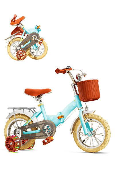 Ma Baby 16 inch Kids Foldable Bike, with Adjustable Handlebars, Removable Bas...