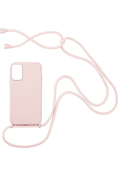 Other Sonique Carryhang Υγρή Θήκη Πλάτης Σιλικόνης 0.5mm με Λουράκι Ροζ (Gala...