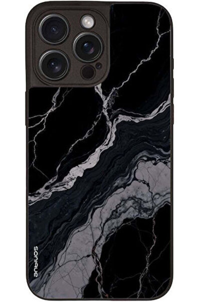 Other Sonique Μαρμάρινη Θήκη για Apple iPhone 15 Pro Max Μαύρο 02