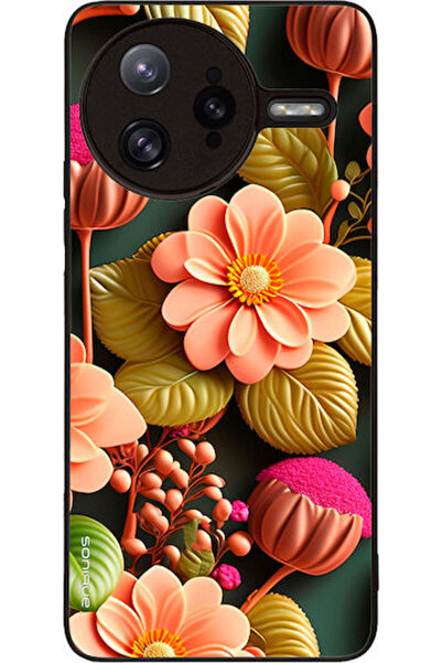 Other Θήκη Sonique Σειράς 3D Λουλουδιών για Xiaomi Poco F7 Ultra 5G Σολομί