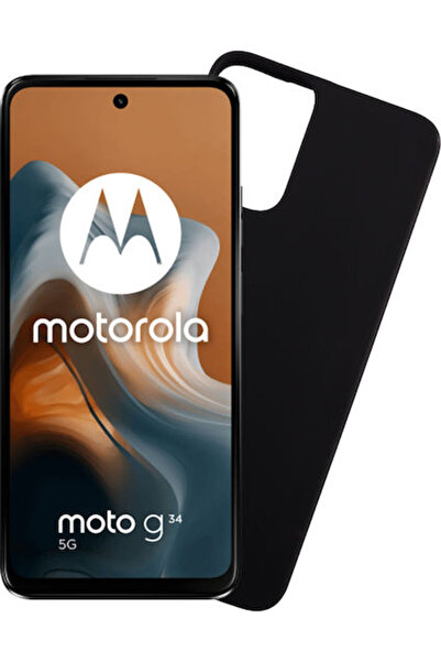 Other Volte-Tel Back Cover Silicone with Strap Black (Moto G34) Code: XT2363-3