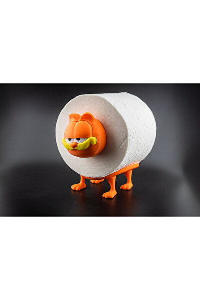 iziko3d Sevimli Kedi Tuvalet Kağıdı Tutucu Dekoratif Aksesuar