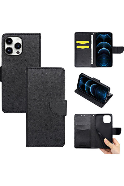 Other Sonique Trend Wallet Synthetic Leather Black (iPhone 14 Pro Max)