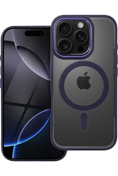 Other Tpu Mag Color Edge Iphone 16 Pro Trans Black Purple Backcover Κωδικός: ...