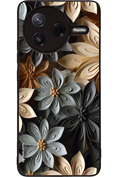 Other Θήκη Sonique Σειράς 3D Λουλουδιών για Xiaomi Poco F7 Pro 5G Γκρι