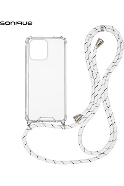 Other Sonique Armor Διαφανής Θήκη Σιλικόνης με Κορδόνι για Xiaomi Redmi Note ...