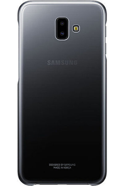 Samsung Μαύρο Κάλυμμα Πλάτης Σιλικόνης με Διαβάθμιση Απόχρωσης (Galaxy J6+) Κ...