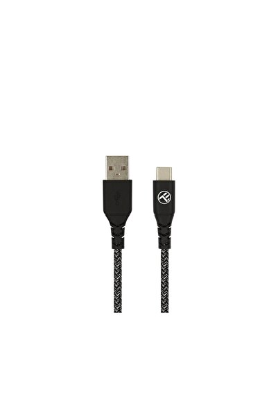 TELLUR Cablu USB la Type-C verde, 3A, 1 m, nailon, negru