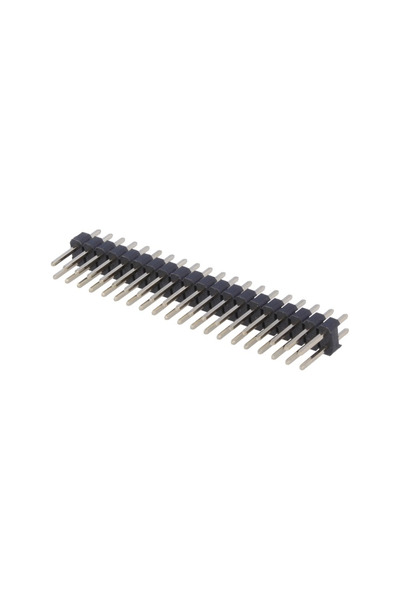 OEM Αρσενική κάθετη σειρά ακροδεκτών 2x20 2.54mm - 40 ακροδέκτες THT