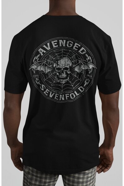 SEVBANO Μπλουζάκι Unisex Oversize με στάμπα στην πλάτη του συγκροτήματος Aven...
