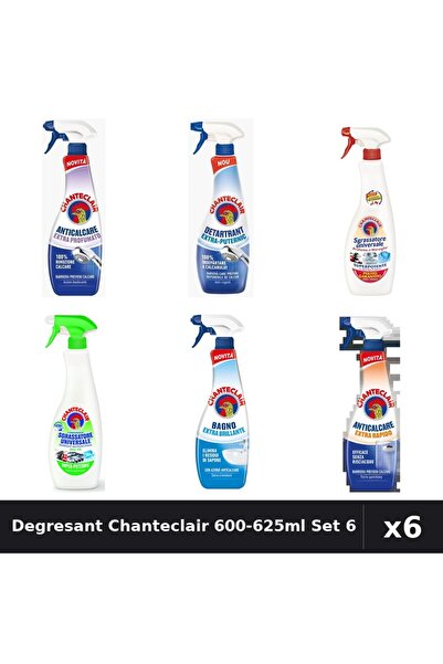 Chanteclair Set 6 Degresant Universal 600-625ml - Marsilia, Lamaie, Anticalca...