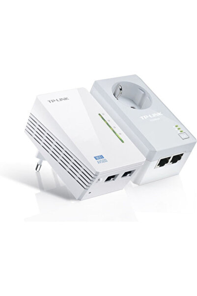 TP-LINK TL-WPA4226KIT v1 Συσκευή Powerline Διπλό Wi-Fi 4 με Υποδοχή Passthrou...