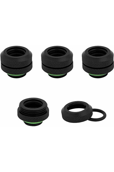 Corsair Σειρά Hydro X XF Εξαρτήματα Σκληρού Σωλήνα 12mm OD Μαύρα