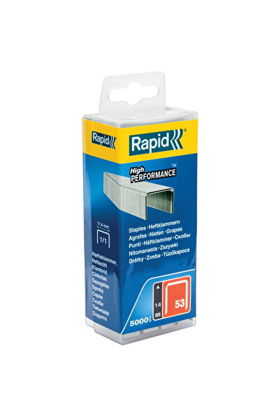Rapid 40303087 set de 5000 de capse din sarma fina galvanizata No. 53, 14 mm