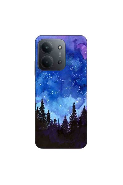 OEM Husa compatibila cu Xiaomi Redmi 15C Silicon Gel Tpu Model Night Forest