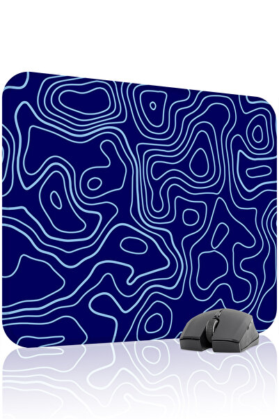 mousepad bastir لوحة ماوس للألعاب باللون الأزرق الداكن مقاس 48 × 40 XL، قاعدة...
