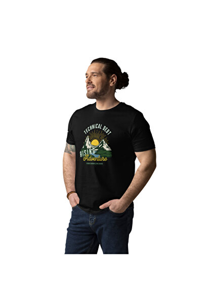 corporatristi Tricou amuzant pentru programatori, unisex, "Techincal debt adv...