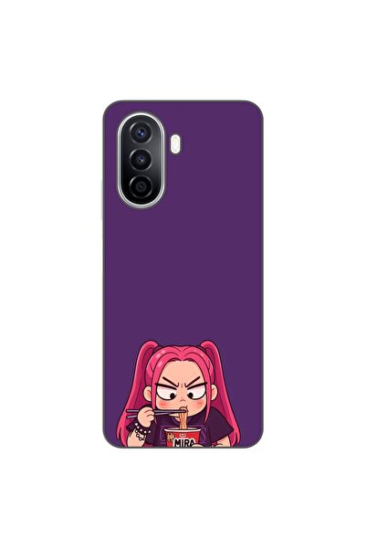 OEM Husa compatibila cu Huawei Nova Y70 Silicon Gel Tpu Model KPop Demon Hunt...