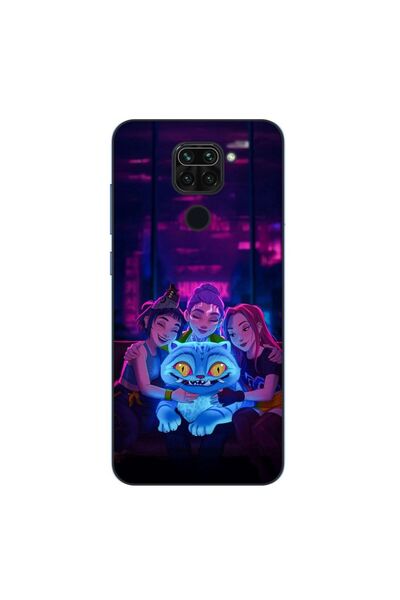 OEM Калъф, съвместим с Xiaomi Redmi Note 9, силиконов гел TPU, с десен KPop D...