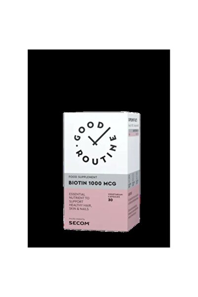 Secom Biotin 1000mcg Good Routine, 30 capsule vegetale,